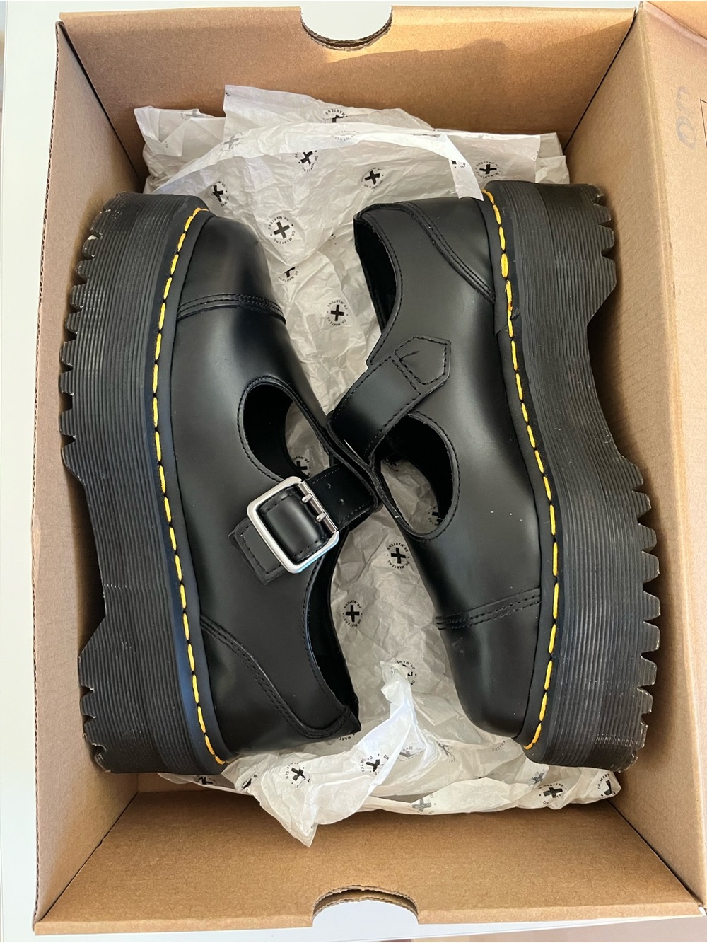 Dr. Martens Bethan platform shoes